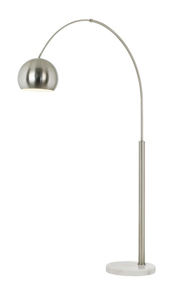 VGPL85-2315-99 Modrest Basque - Arc Brushed Nickel Floor Lamp By VIG Furniture