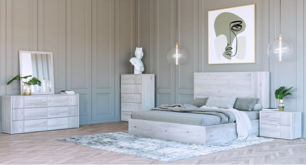 VGACASUS-WHT-BED-Q Queen Nova Domus Asus - Modern Italian White Bed By VIG Furniture