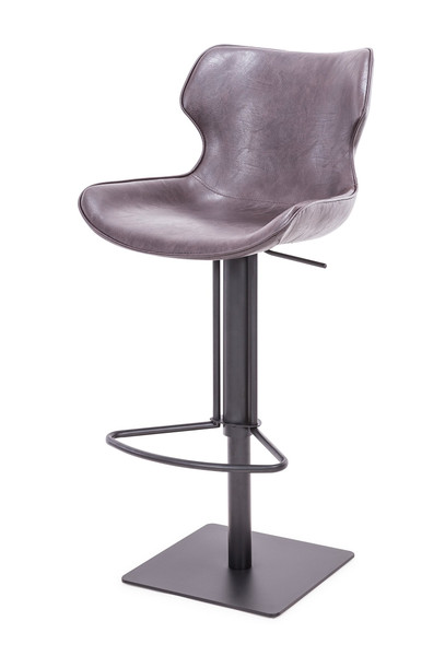 VGHR5475/GB-1-DKBRN-BS Modrest Jamila - Modern Dark Brown Eco-Leather Bar Stool By VIG Furniture