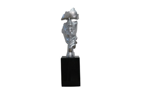 VGTH-DS-077 Modrest Silver Mask Sculpture By VIG Furniture