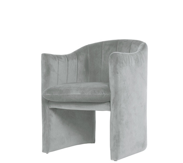 VGEU-MC-9704CH-A-GRY Modrest Danube Modern Grey Fabric Dining Chair By VIG Furniture