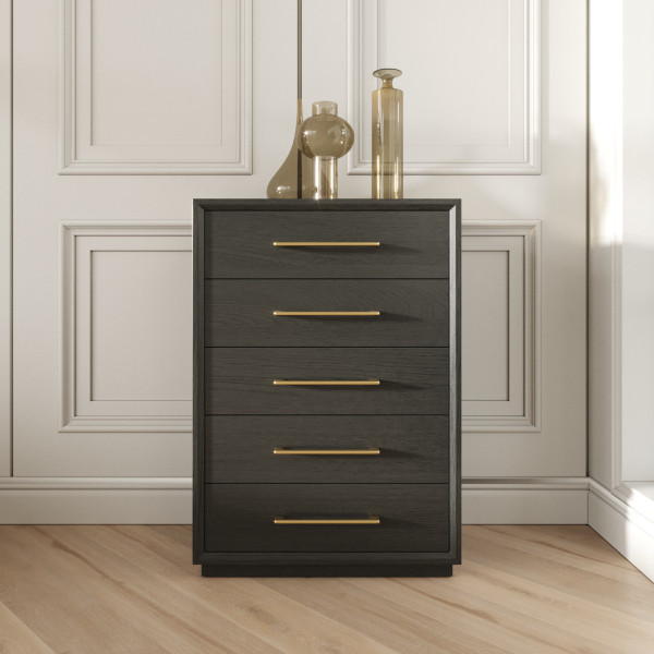 VGMA-BR-127-CH Modrest Manhattan- Contemporary Grey And Gold Chest By VIG Furniture