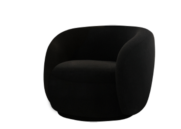 VGOD-ZW-20056-B Modrest - Molina Modern Black Accent Chair By VIG Furniture