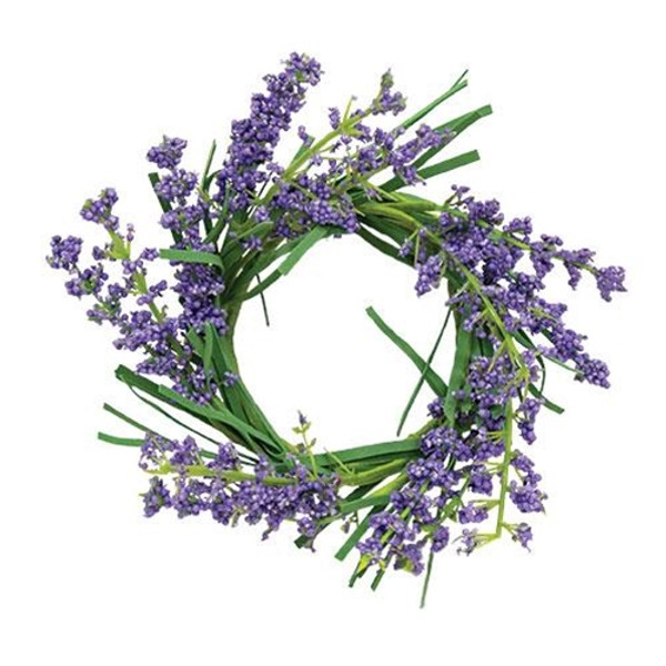 *Purple Astilbe Candle Ring 3" F18313 By CWI Gifts