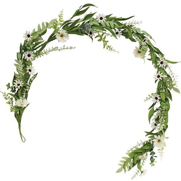 Cape Daisy Astilbe & Herb Garland F18319 By CWI Gifts