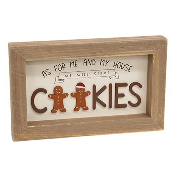 We Will Serve Cookies Framed Sign G36469 By CWI Gifts