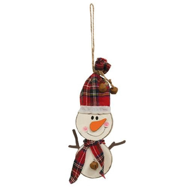 Chunky Happy Snowman Ornament G36612 By CWI Gifts