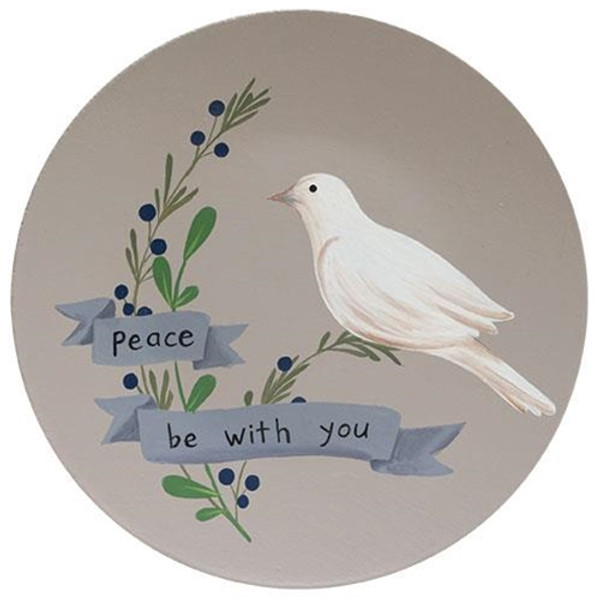 Peace Be With You Dove Plate G36724 By CWI Gifts