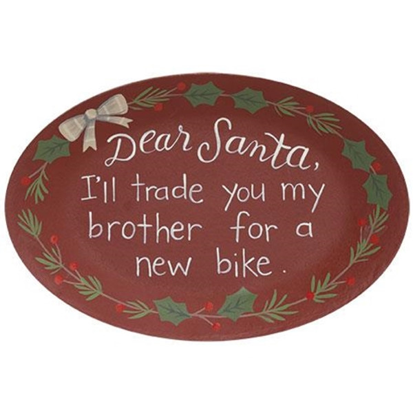 I'Ll Trade You My Brother Oval Plate G36727 By CWI Gifts