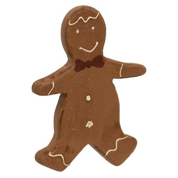 Primitive Wooden Gingerbread Man Cookie G36802 By CWI Gifts