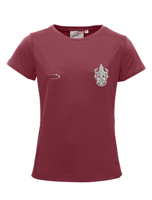 Second Hand Girls' Maroon Training Top