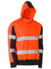 TAPED HI VIS STRETCHY FLEECE HOODIE BK6815T