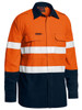 TENCATE TECASAFE® PLUS 480 TAPED TWO TONE HI VIS LIGHTWEIGHT FR VENTED SHIRT - LONG SLEEVE BS8237T