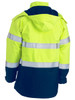 TAPED TWO TONE HI VIS FR WET WEATHER SHELL JACKET BJ8110T