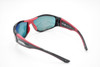 Iceberg 747-A1-PGWM Glass Aluminium Black with Red frame and Grey lens