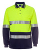 Jb's Hi Vis L/S (D+N) Cotton Back Polo  6HMCB