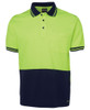 Jb's Hi Vis S/S Cotton Back Polo 6HPS