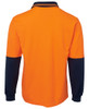 Jb's Hi Vis L/S Cotton Back Polo  6HPL