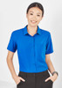 CS947LS Womens Florence Plain Short Sleeve Shirt
