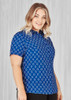 CS948LS Womens Florence Daisy Print Short Sleeve Shirt