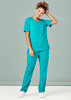 CST942LS Womens Avery Round Neck Scrub Top