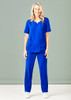 CST942LS Womens Avery Round Neck Scrub Top