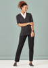 CK962LC Womens Zip Front Short Sleeve Knit Cardigan