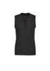 CK961LV Womens Button Front Knit Vest