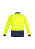 ZH410 Mens Hi Vis Comfort Back Long Sleeve Polo