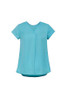 RB967LS Womens Kayla V-Neck Pleat Blouse