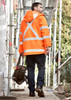 ZJ616 Mens Hi Vis X Back 4 In 1 Waterproof Jacket