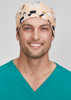 CSC245U Unisex Printed Scrub Cap