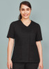 CST240LS Womens Parks Zip Front Crossover Scrub Top