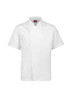 CH330MS Mens Alfresco Short Sleeve Chef Jacket