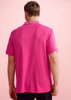Biz Care Mens Pink Short Sleeve Polo CST313MS