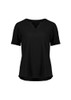 Biz Corporates Womens Ruche Short Sleeve Blouse - RU568LS