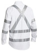 3M TAPED WHITE DRILL SHIRT BS6807T