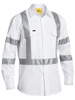 3M TAPED WHITE DRILL SHIRT BS6807T