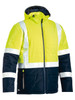 TAPED TWO TONE HI VIS PUFFER JACKET  BJ6929HT