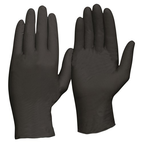 ProChoice® Disposable Nitrile Powder Free, Heavy Duty, Black Gloves