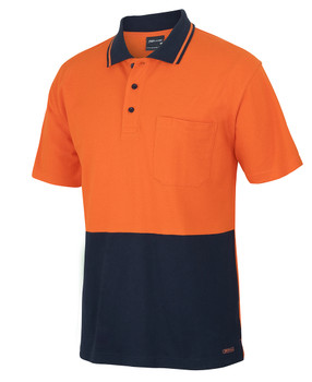 HI VIS S/S COTTON PIQUE TRAD POLO 6HVQS