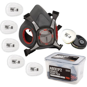 Maxi Mask 2000 Half Face Respirator Chemical Kit Handy Pack HMABEK1P2-HP Maxi Mask 2000 Half Face Respirator Chemical Kit Handy Pack HMABEK1P2-HP