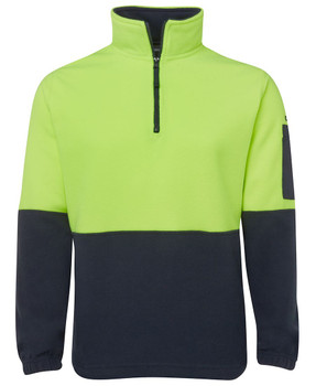 Jb's Hi Vis 1/2 Zip Polar Fleece 6HVPF