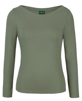 C Of C Ladies L/S Boat Neck Tee 1BTL