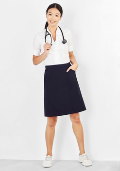 CL956LS Womens Comfort Waist Cargo Skirt