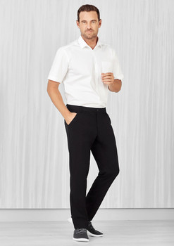 CL958ML Mens Comfort Waist Flat Front Pant