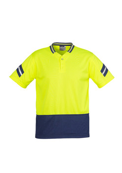 ZH245 Mens Hi Vis Astro Short Sleeve Polo