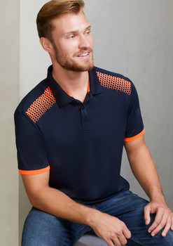 P900MS Mens Galaxy Short Sleeve Polo