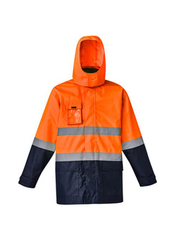 ZJ220 Mens Hi Vis Basic 4 In 1 Waterproof Jacket