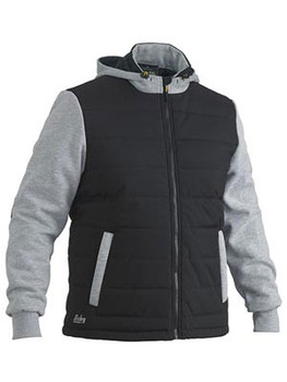 Bisley Flex & Move™ Contrast Puffer Fleece Hoodie (BJ6944)